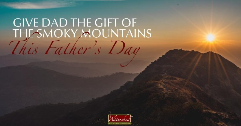 Give Dad the Gift of the Smoky Mountains This Father’s Day Header | Watershed Cabins Bryson City Cabin Rentals
